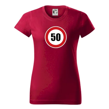 Dopravní značka - omezení rychlosti 50