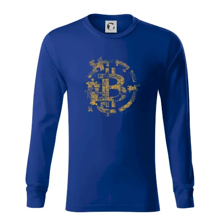 Logo bitcoin puzzle