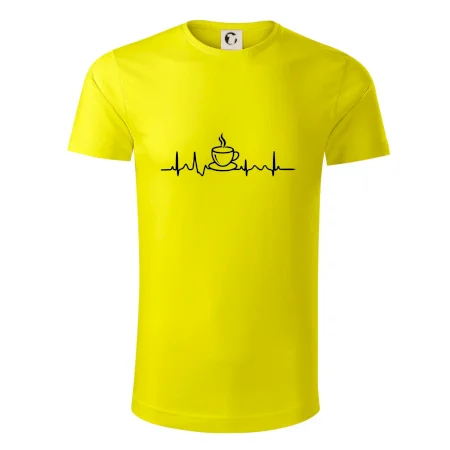 EKG hrnek kávy