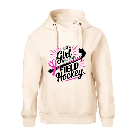 Just a girl who loves field hockey černo růžové