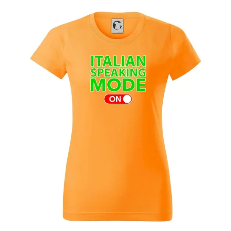 Italian speaking mode - ON