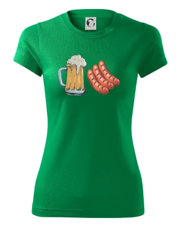 Pivo a klobása
