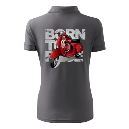 Scooter born to ride red