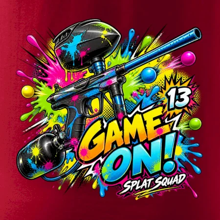 Barevná exploze game on paintball