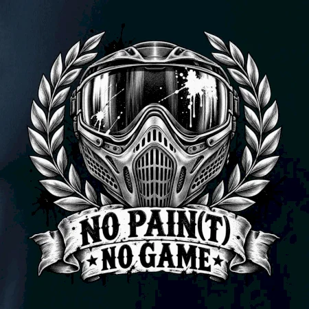 Motiv no paint no game s maskou