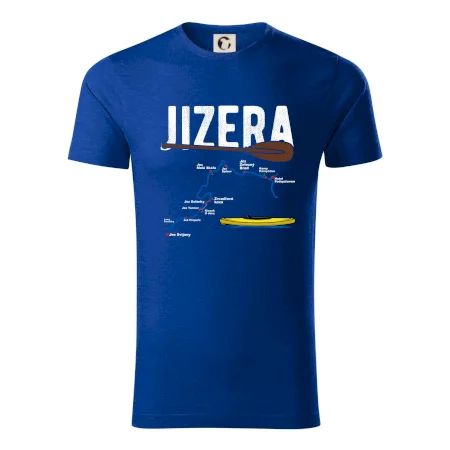 Mapa řeky Jizery