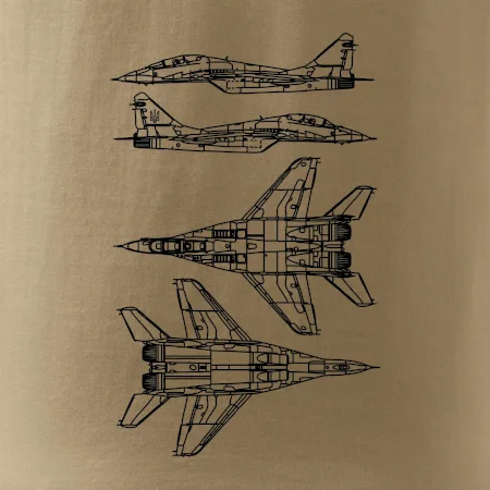 Mig 29 Fulcrum - obrys