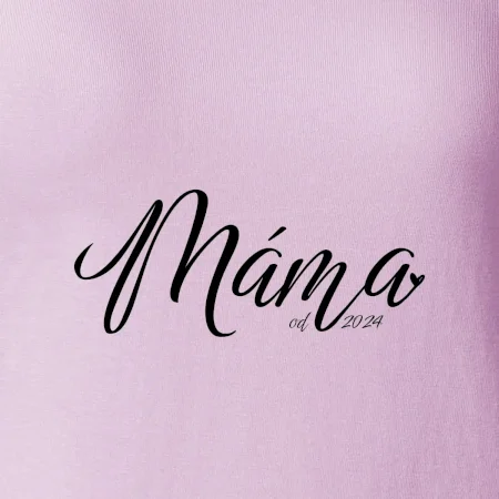 Máma od roku -  psací písmo