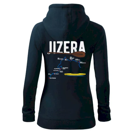 Mapa řeky Jizery