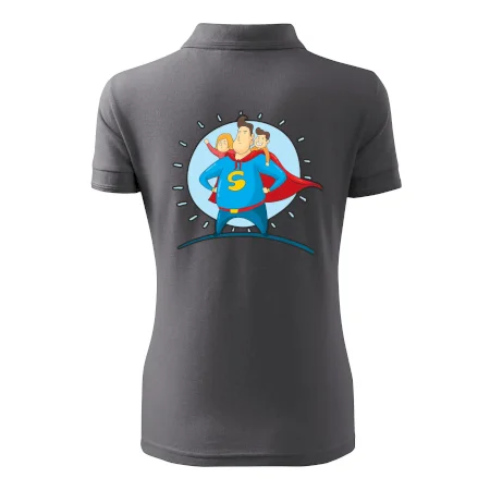 Táta superman - holka a kluk