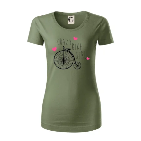 Crazy bike girl