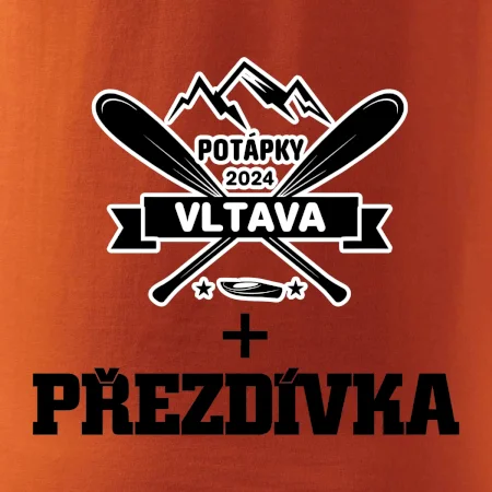 Na vodu - pádla hory (vlastní nápis)