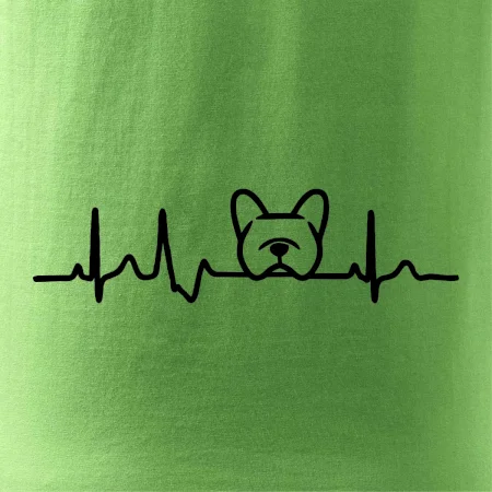 EKG Francouzský buldoček hlava