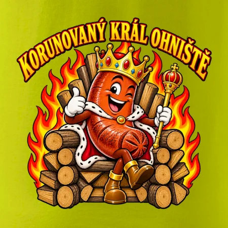 Korunovaný král ohniště