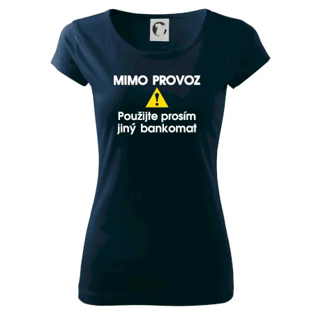 Mimo provoz - použijte jiný bankomat