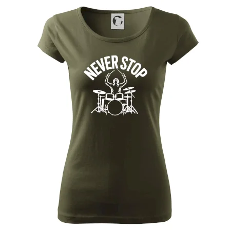 Never Stop a drummer