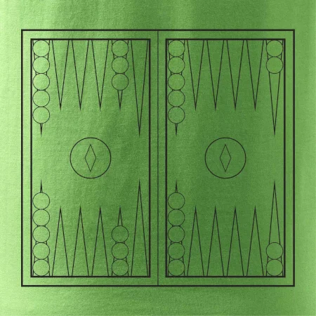 Backgammon černobílý