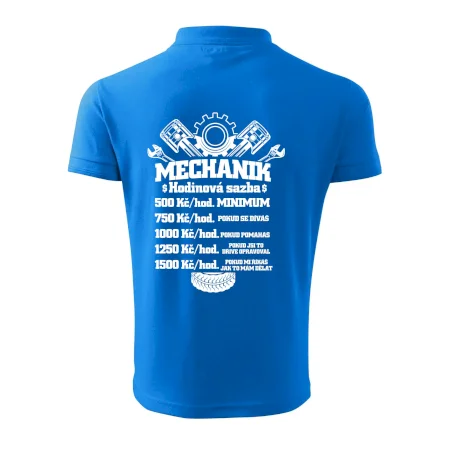 Mechanik - hodinová sazba