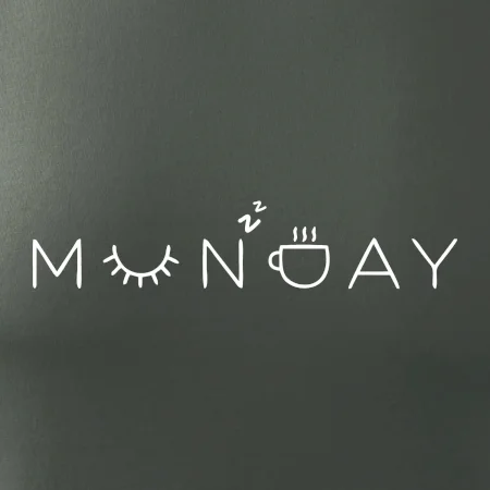 Monday nápis