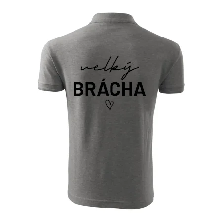 Velký brácha - nápis na prsou