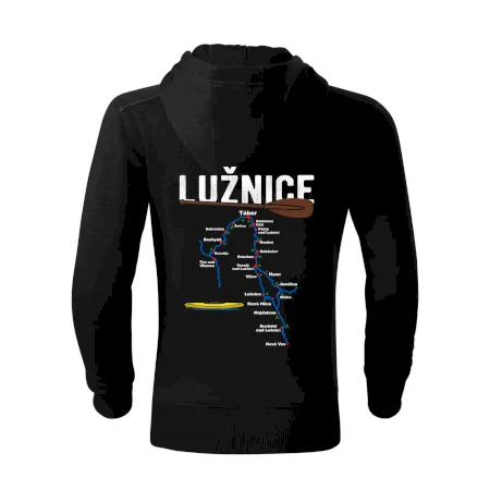 Mapa řeky Lužnice