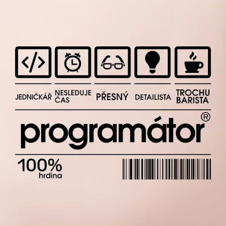 Čárový kód - programátor