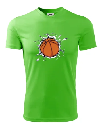 Basketbal míč v triku