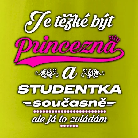 Je těžké být princezna - studentka