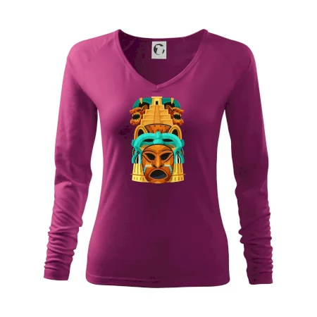 Mayové maska s pyramidou