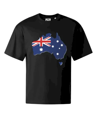 Austrálie - vlajka mapa
