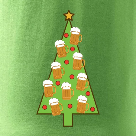 Nic více nepotřebuji - stromeček a pivo (Pecka design)