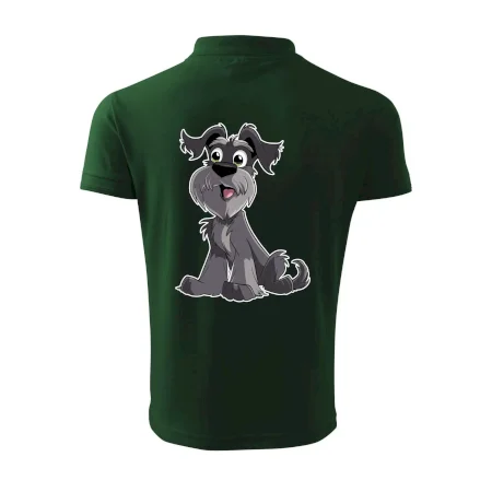Knírač kreslený sedící