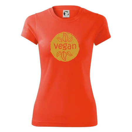 Vegan hnědá kruh