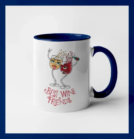 Best wine friends dancing (Pecka design)