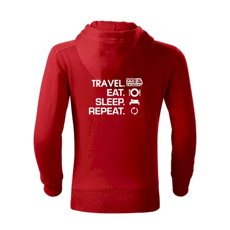 Eat sleep travel - Van