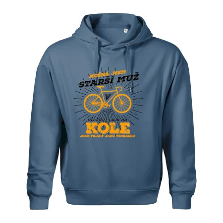 Starší muž - cyklista silniční kolo