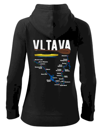 Mapa řeky Vltavy