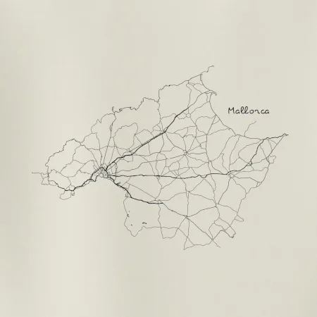 Mallorca - silniční mapa