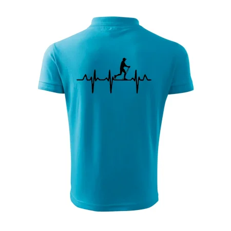 EKG nordic walking muž