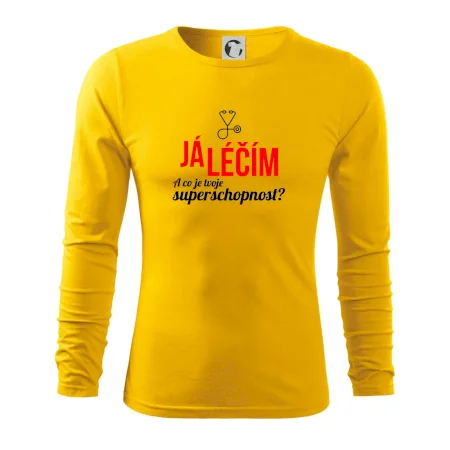 Já léčím - tvoje superschopnost? Rovný nápis