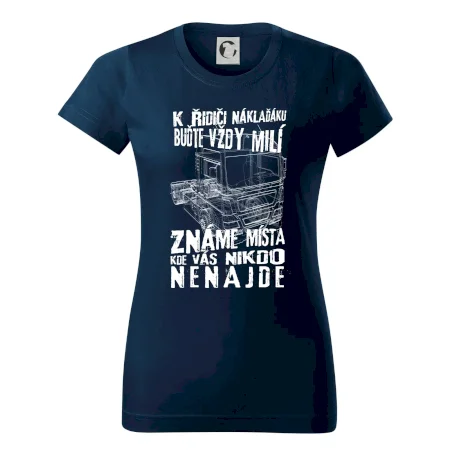 K řidiči náklaďáku buďte vždy milý