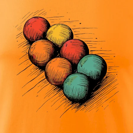 Petanque koule kresba