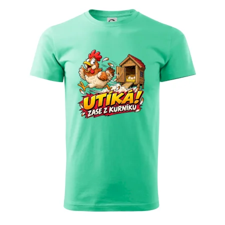 Útěk slepice z kurníku