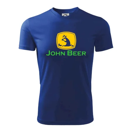 John Beer jelen s pivem