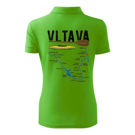 Mapa řeky Vltavy