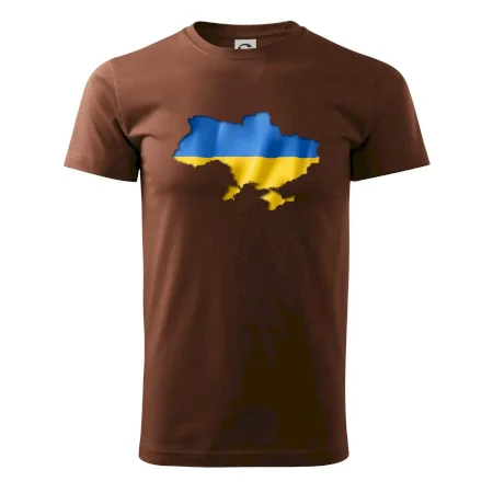 Ukrajina vlajka mapa