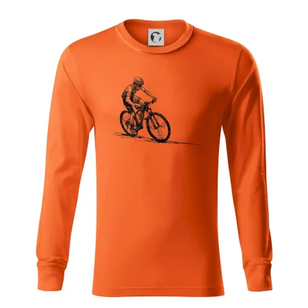 MTB kreslený cyklista
