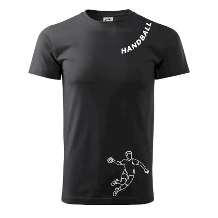Handball nápis šikmo