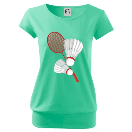 Badminton - pálka a košík