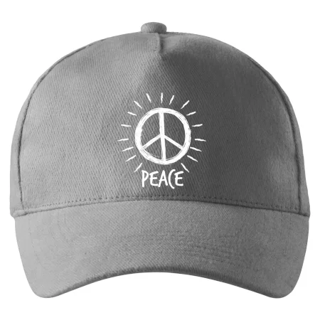 Peace symbol černobílý